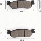 Bremsklötze Scheibenbremsbeläge MCB 699 mit ABE