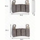 disk brake pads MCB 703 SRQ