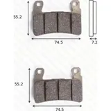 disk brake pads MCB 703 ABE approved