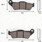 Disc brake pads MCB 707 homologated