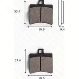 Disc brake pads MCB 710 homologated