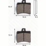 Bremsklötze Scheibenbremsbeläge MCB 710 SR ohne ABE