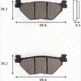 disk brake pads MCB 731 SH ABE approved