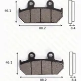 disk brake pads MCB 751SH ABE approved