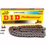 D.I.D reinforced chain NZ, 520, 128 with clip lock / usable for offroad drive up to 74kW (100HP) / up to 1000cc