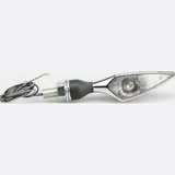 Blinkleuchte, Blinklicht Micro Rhombus LED, chrom FL/RR