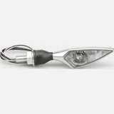 Blinkleuchte, Blinklicht Micro Rhombus LED, seidenmatt Verchromt FL/RR Blinkleuchte, Blinklicht Micro Rhombus LED, seidenmatt Verchromt FL/RR