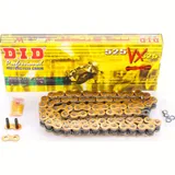 chain X-ring reinforced VX, 525, 128, G&B with rivet lock / usable up to 96kW (130HP) / up to 1000cc