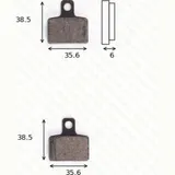 Bremsklötze Scheibenbremsbeläge MCB 767 mit ABE