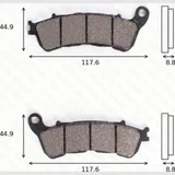 disc brake pad MCB 776 SV homologated