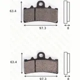 disc brake pad MCB 777 SV homologated