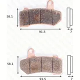 disc brake pad MCB 781 SV homologated disc brake pad MCB 781 SV homologated