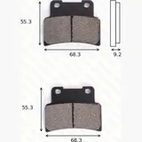 Bremsklötze Scheibenbremsbeläge MCB 785 STD mit ABE