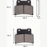 disc brake pad MCB 785 SV homologated