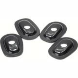 SHIN YO Montageplatten INDY SPACER ISY1 für Mini-Blinker für Yamaha, schwarz, Set