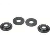 SHIN YO mounting plates INDY SPACER ISO1 universal, round for mini-winker, black, Set