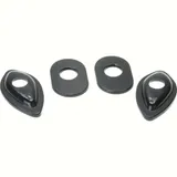 SHIN YO mounting plates INDY SPACER for mini-winker for Honda, black, Set SHIN YO mounting plates INDY SPACER for mini-winker for Honda, black, Set