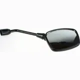 Mirror left black M10 right thread (single)