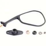 MIRROR RIGHT BLACK M6 right-threaded (single)