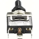 Schalter mit AN-AUS-AN Stellung mit Gummikappe (Spritzwassergeschützt) 12V/20A bzw. 24V/15A Schalter mit AN-AUS-AN Stellung mit Gummikappe (Spritzwassergeschützt) 12V/20A bzw. 24V/15A