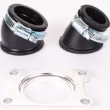 intake manifold racing with two adapters 24 and 32mm for Derbi Senda