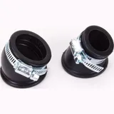 Ansaugkrümmer, Ansaugbrücke, Ansaugspinne Ansaugstutzen Racing zweiteilig 24 und 32mm für Minarelli liegend