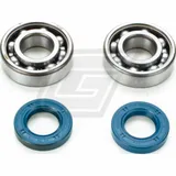 Kurbelwellenlager Satz SKF Metallkäfig für Derbi EBE, EBS, D50B0