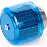 air filter Air-System metal gauze filter 38mm straight version blue shield