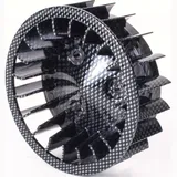 Riemenscheibe Lüfterrad Carbon-Look für Minarelli liegend, für: Keeway, CPI, 1E40QMB