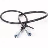 speedometer cable with cap nut - tetragonal drive / square-end on both sides - version A