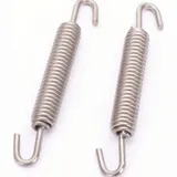 Auspuffanlage, Schalldämpfer Auspufffedernset Edelstahl 80mm (2 Stück)