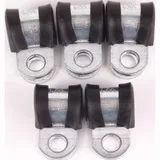 Schraubrohrschelle, Befestigungsschelle Rohrschelle gummiert 8mm (5 Stück)