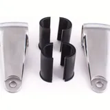 Head lamp holter set for 32-41mm fork holm aluminium polished