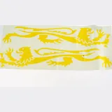 Sticker (foil) Lion 30cm, yellow 2St.