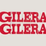 Sticker Aufkleber rot (Abziehfolie) für: Gilera 36cm 2St
