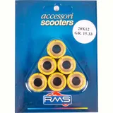 Variomatikgewichte, Variomatikrollen 15,33 Gr. Variatorrollenkit 20X12 6PZ Variomatikgewichte, Variomatikrollen 15,33 Gr. Variatorrollenkit 20X12 6PZ