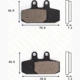 Bremsklötze Scheibenbremsbeläge MCB 749 STD mit ABE