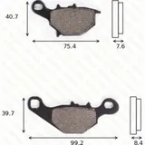disc brake pads MCB 679 ABE approved