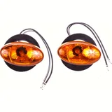 SHIN YO Mini-Verkleidungsblinker, schwarz, getönt, E-gepr., Paar