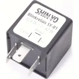 Blinkerrelais, Blinkgeber SHIN YO Universal-Blinkrelais SY-02, 12 Volt, für Blinker von 1-100 Watt , 3-polig. Blinkerrelais, Blinkgeber SHIN YO Universal-Blinkrelais SY-02, 12 Volt, für Blinker von 1-100 Watt , 3-polig.