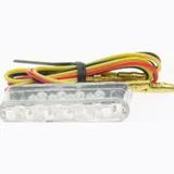 SHIN YO LED taillight SHORTY, clear lens, E-mark