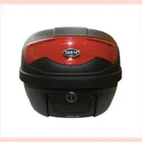 SHIN YO Top Case VENEZIA, schwarz, 29 Liter mit Montageplatte, mit Tragegriff, Stauraum für 1 Helm