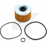 Ölfilter für Honda / Kawasaki mit 3 O-Ringen (Vergl. Nr. 15410-422 /426-000, 16099-003, HF401)
