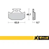 Bremsbeläge für KX125/250/500 '89-94 + RM125/250 '89-95