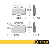 Bremsbeläge for KX65 '00-20 + RM65 '03-05
