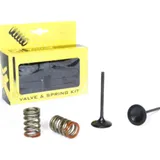 steel intake valve/spring kit for KX250F '11-16