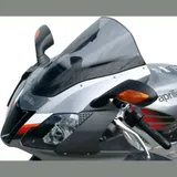 Racing windscreen black 440x350mm with ABE