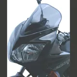 Racing windscreen smoke grey 310x270mm with ABE