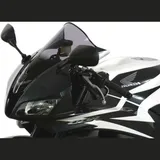 Racing windscreen smoke grey 360x315mm with ABE
