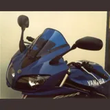 Racing windscreen smoke grey 380x315mm with ABE